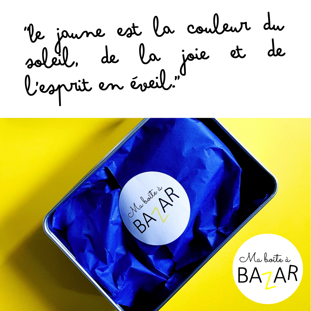 Ma boîte à bazar pourquoi ce nom et ce code couleur ?